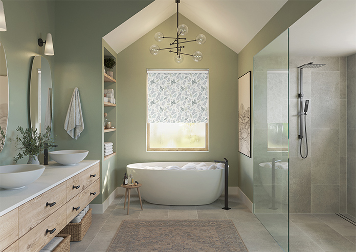 Breezy Leaves, Dewdrop - Twist&Fit Roller Blind - Image 8
